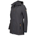 Life line Kya softshell parka dames donkergrijs maat XL
