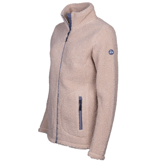 Life line Lorne Sherpa Fleecejas dames beige maat XL