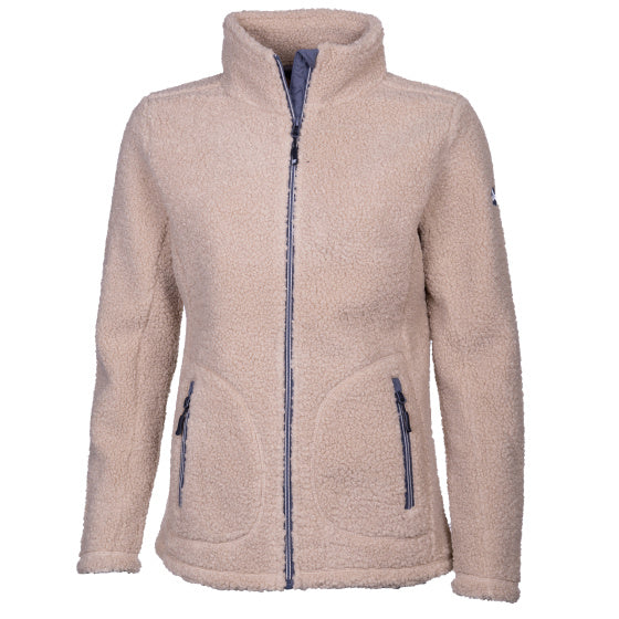 Life line Lorne Sherpa Fleecejas dames beige maat L
