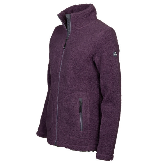 Life line Lorne Sherpa Fleecejas dames paars maat S