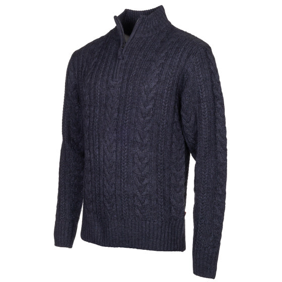 Life line Marcel sweater knit half zip heren donkerblauw maat 3XL