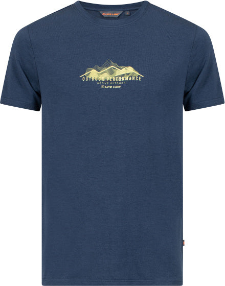 Life line Philip t-shirt heren blauw maat L
