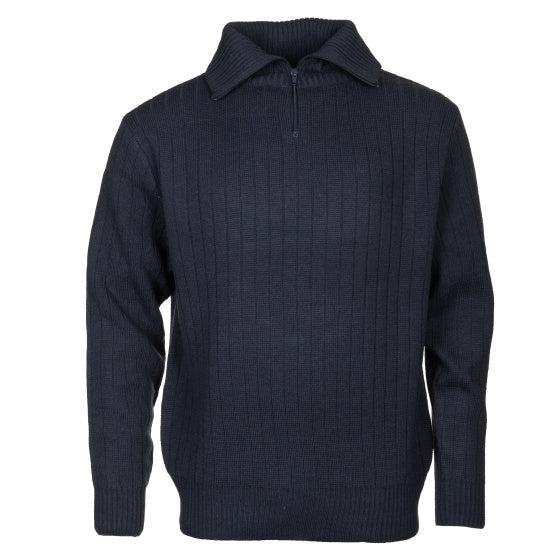 Life line PL Kotterstrui heren knit half zip blauw maat 4XL