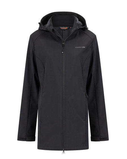 Wellington Softshell Parka dames zwart maat 4XL