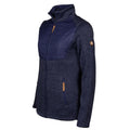 Life line Willemijn fleecevest dames donkerblauw maat 3XL
