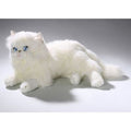 Liggende witte Perzische Kat 30 cm
