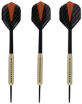 Longfield darts Steeltip Dartpijl Set 18 gram Zwart Donkerrood 3 stuks