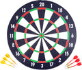 Longfield dartbord papier, dikte 1 cm met 6 darts