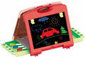 Luna Zeichenbrett Junior 54,5 x 32 x 33,5 cm 40 Teile rot/rosa