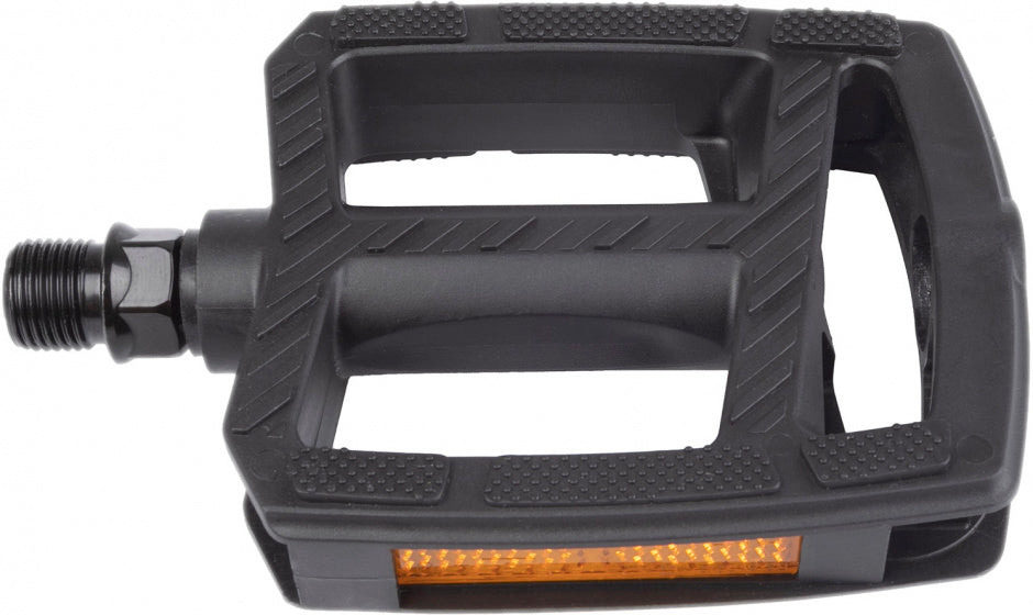 M-Wave Platformpedalen Steady Flat 84 x 93 mm zwart