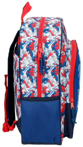 Marvel Spider-Man Heldenrucksack Junior blau/rot