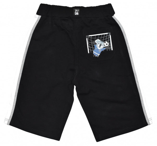 Max buddies Short Catcher jongens katoen zwart maat 152