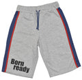 Max buddies Short Vito jongens polykatoen grijs maat 152