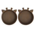 Nuuroo Nuuroo Alex silicone deep plate 2-pack Giraf