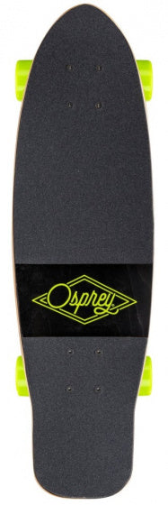 Osprey Skateboard Overturn Cruiser 70 cm hout aluminium zwart