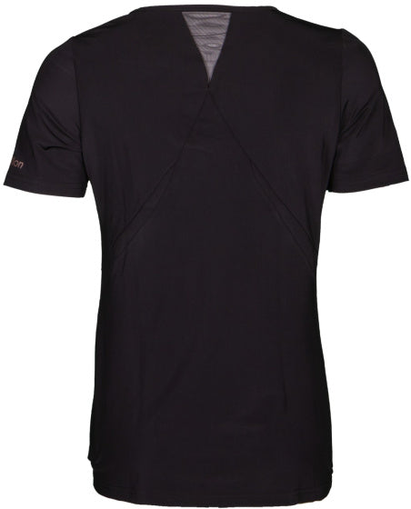 Papillon Fitness shirt s sl v-neck dames zwart maat M