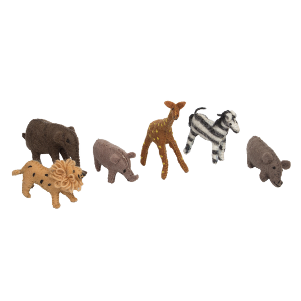 Papoose Toys Papoose Toys African Animals Small 6