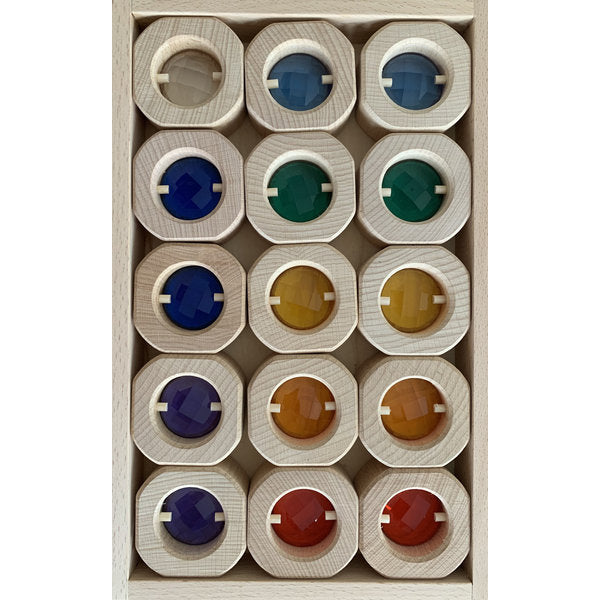 Papoose Toys Bitcoin Window Rainbow Set/15-teilig