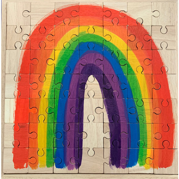 Papoose Toys Helles Rainbows-Puzzle/49 Teile