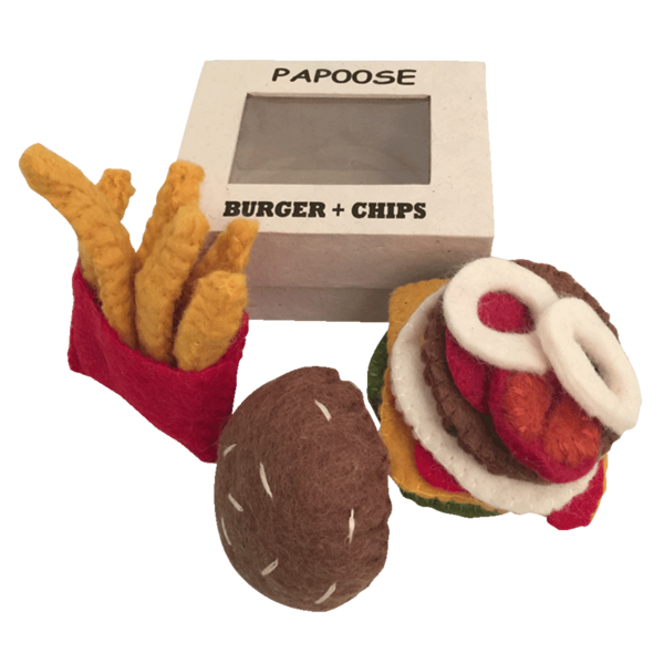 Papoose Toys Papoose Toys Burger and Chips