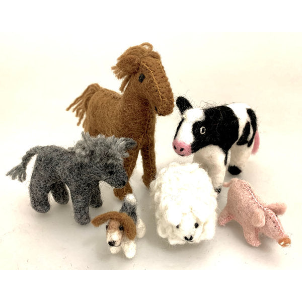 Papoose Toys Landhaus-Tier-Set/6-teilig