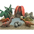 Papoose Toys Dinosaurier-Set/27-teilig