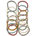 Papoose Toys Papoose Toys Earth Felt Rings 28pc