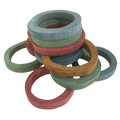 Papoose Toys Erdholzringe/12St