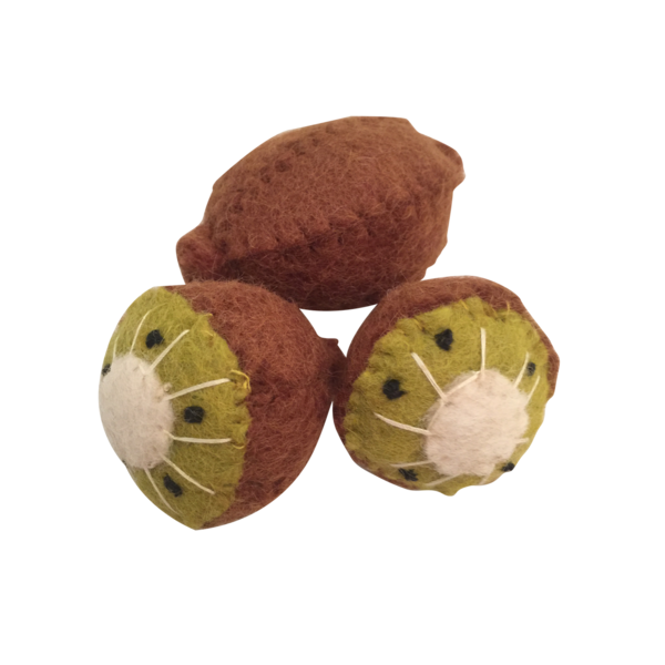 Papoose Toys Fruit Kiwi/3St
