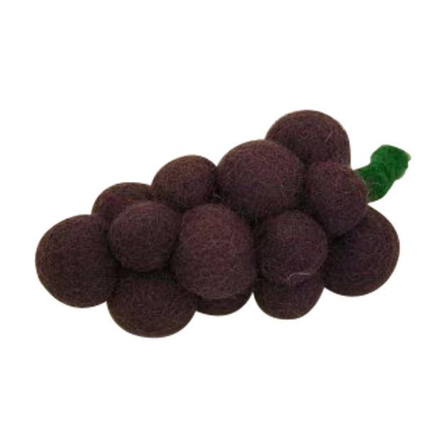 Papoose Toys Papoose Toys Fruit Red Grapes Bunch