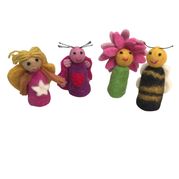 Papoose Toys Papoose Toys Garden Finger Puppets 4