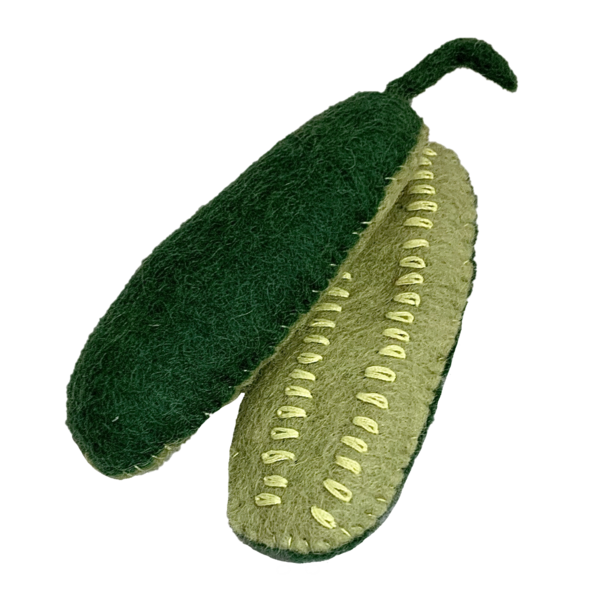 Papoose Toys Papoose Toys Half Cucumber Slices 4pc