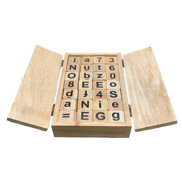 Papoose Toys Papoose Toys Half Letter and Number Set