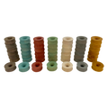 Papoose Toys Papoose Toys Mini Earth Ring 2.5cm 49pc