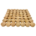 Papoose Toys Mini Natural Convex/49 Stück