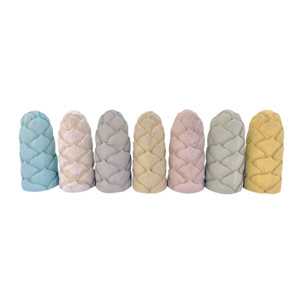 Papoose Toys Papoose Toys Mini Pastel Flower Buds Lr 7pc