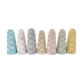 Papoose Toys Mini-Blumenknöpfe in Pastellfarben, S/7 Stück