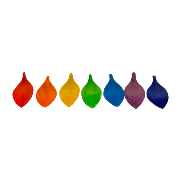 Papoose Toys Mini-Regenbogenblatt-Geschirr/7-teilig