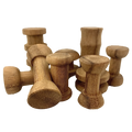Papoose Toys Papoose Toys Mini WW Spool Set Java Teak 10