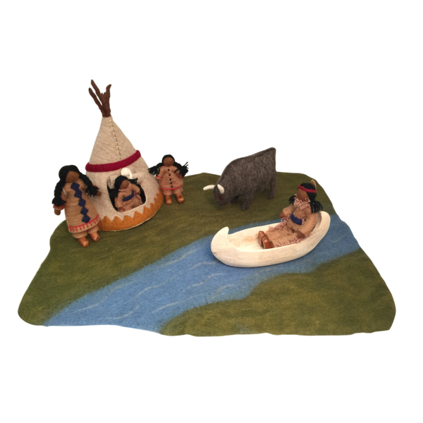 Papoose Toys Papoose Toys Native American Village 9pc