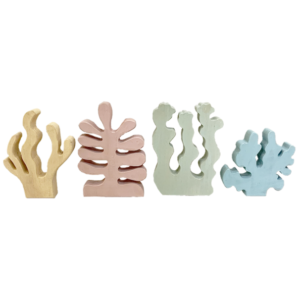 Papoose Toys Papoose Toys Pastel Wood Grasses 4pc