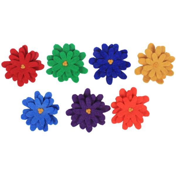 Papoose Toys Papoose Toys Rainbow Asters 7pc