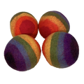 Papoose Toys Papoose Toys Rainbow Ball 12.5cm 4pc Large