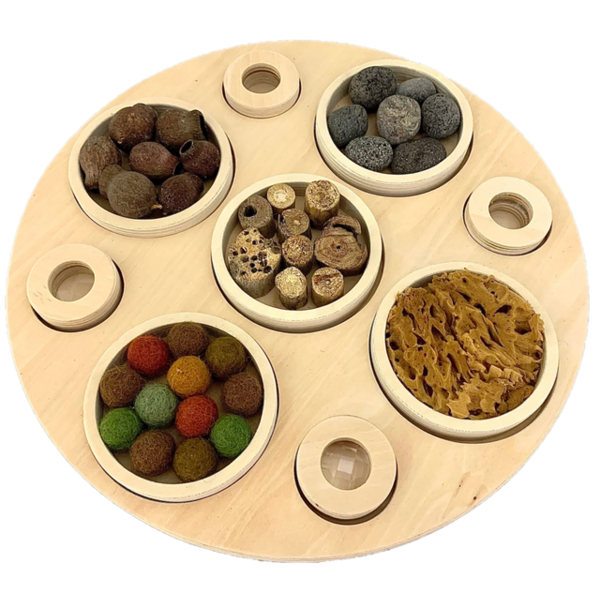 Papoose Toys Papoose Toys Round Sensory Board 10pc
