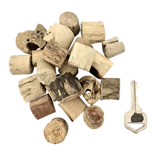 Papoose Toys Papoose Toys Short round Driftwood 20pc