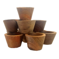 Papoose Toys Papoose Toys Small Bowls Natural 12pc