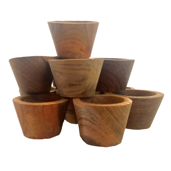 Papoose Toys Papoose Toys Small Bowls Natural 12pc