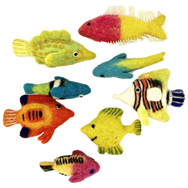 Papoose Toys Papoose Toys Tropical Fish 8pc