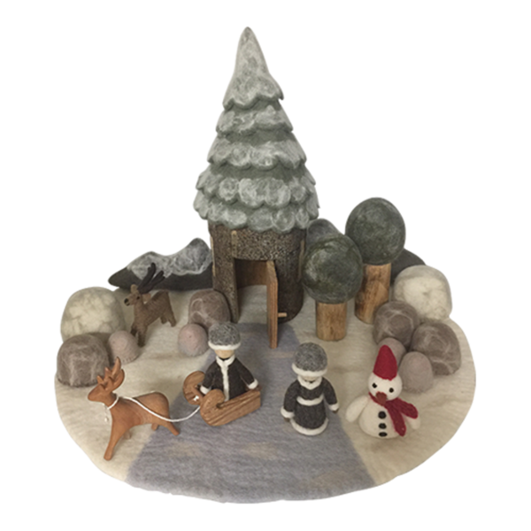 Papoose Toys Papoose Toys Winter Fairy Set 23 pieces