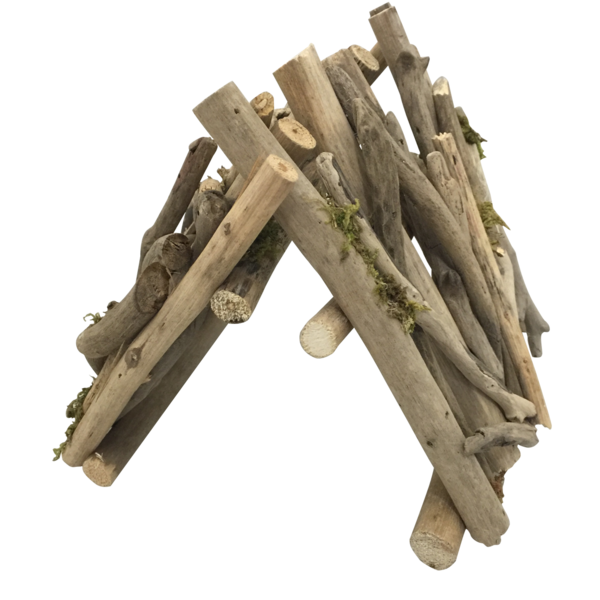 Papoose Toys Papoose Toys Woodland Shelter 2 pc